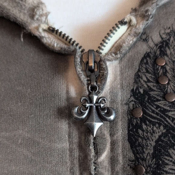 Affliction Hoodie Size Small - Picture 3 of 11